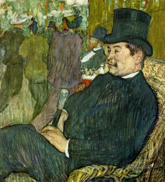Henri de Toulouse Lautrec Painting - m delaporte at the jardin de paris 1893 Toulouse Lautrec Henri de
